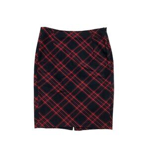 Women’s Mid-Length Plaid Skirt #1853